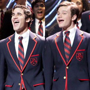 Chris Colfer, Darren Criss, Glee Chris Colfer, Darren Criss, Glee